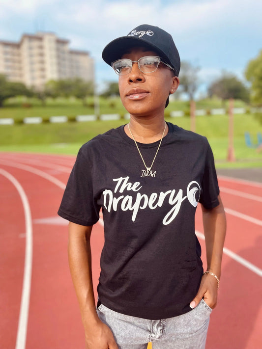 "The Drapery" Tee (Black) The Drapery