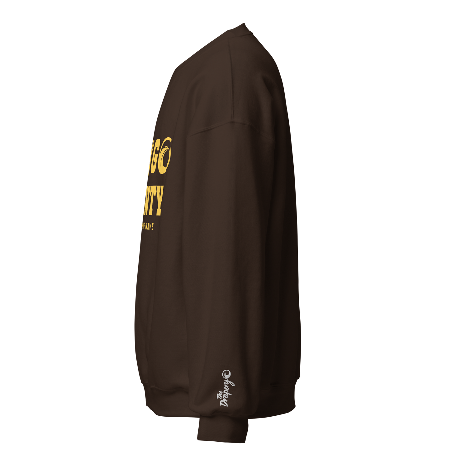 "Daygo County" Sweatshirt (Brown) The Drapery