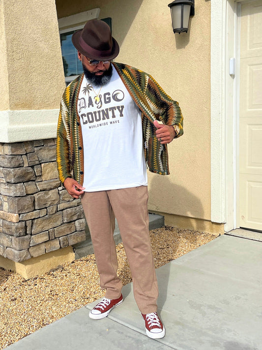 "Daygo County" Tee (White) The Drapery