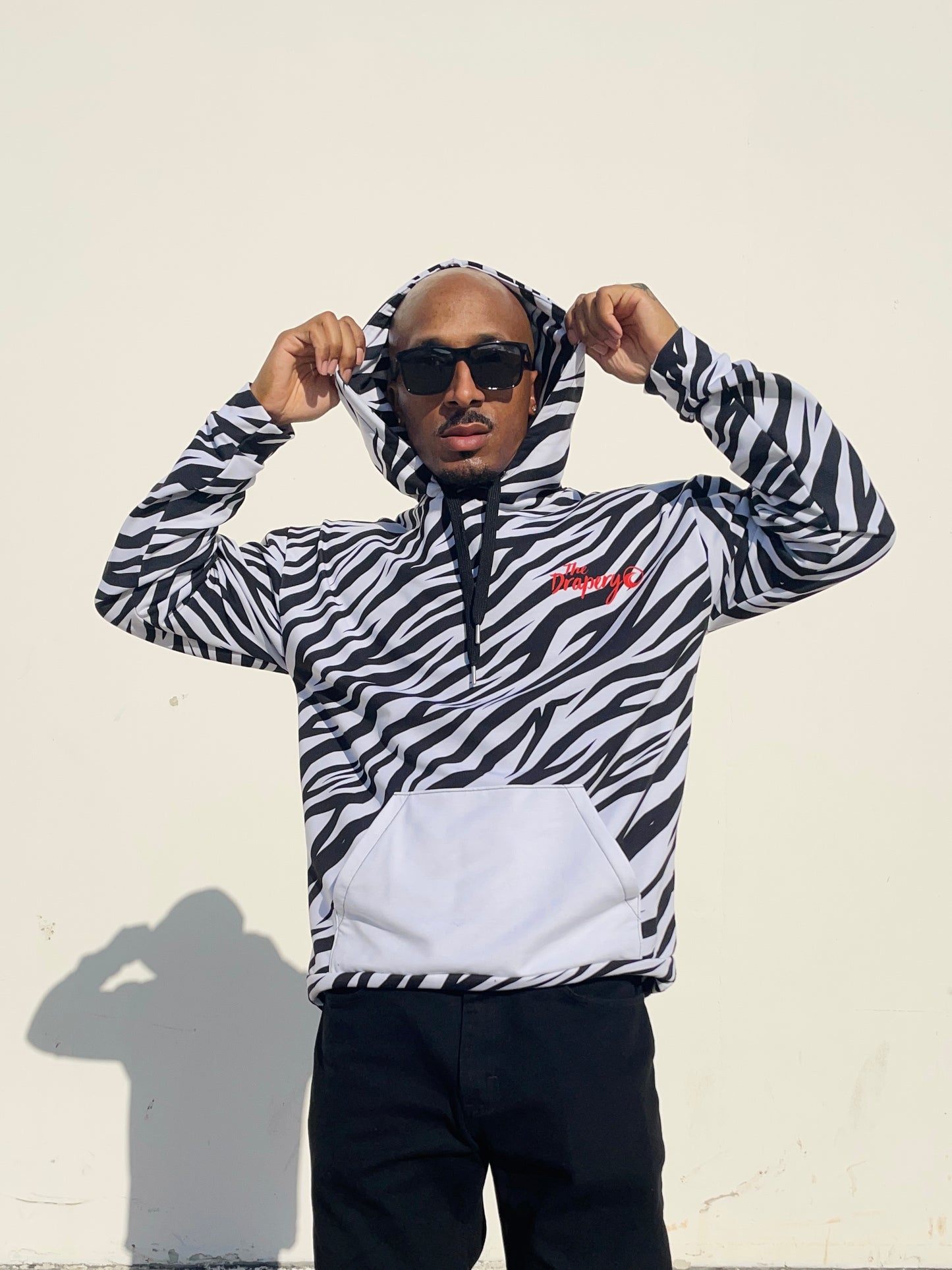"Zebra" Hoodie (Black/White)