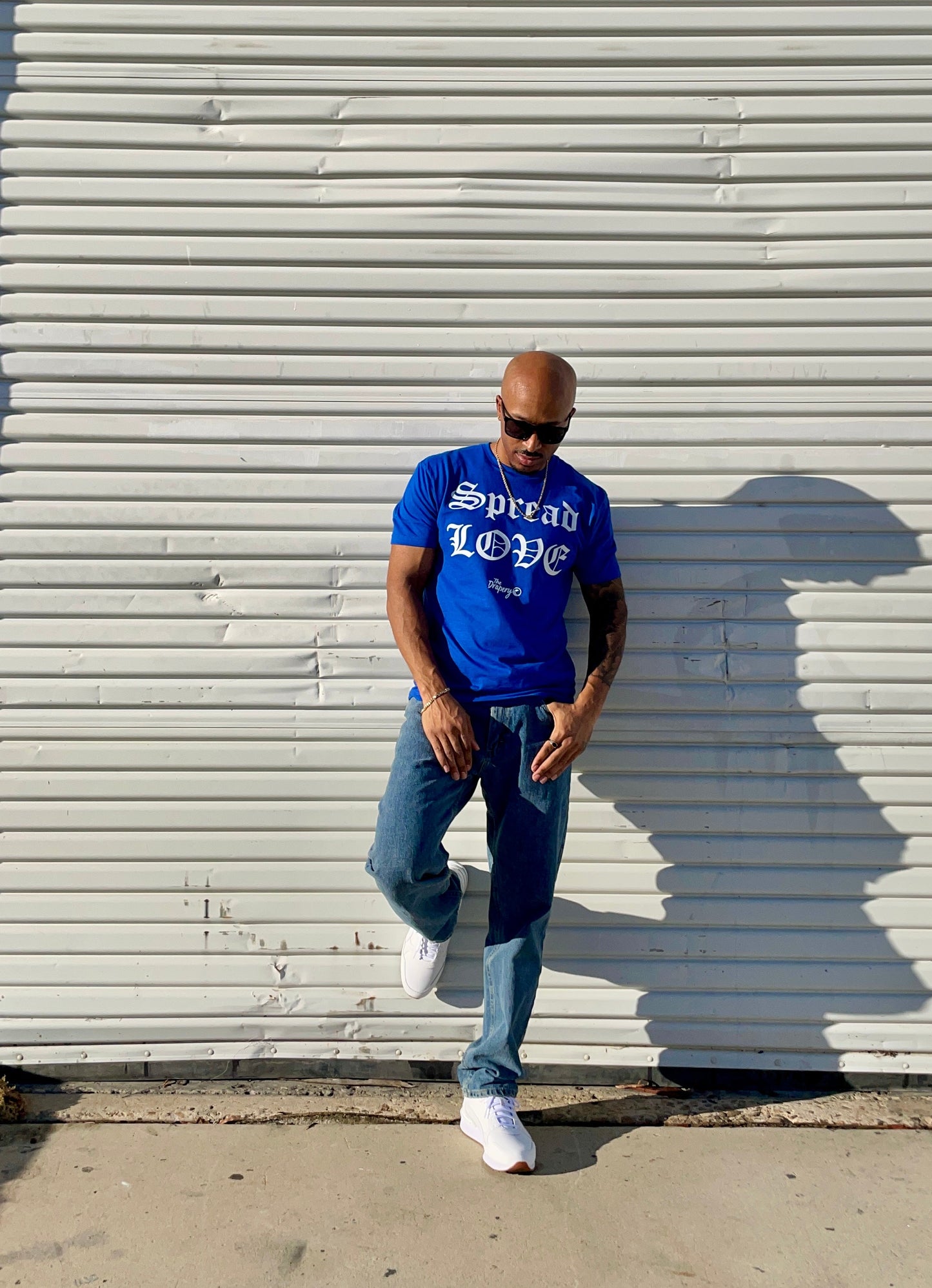 "Spread Love" Tee (Royal Blue, Black, Red)