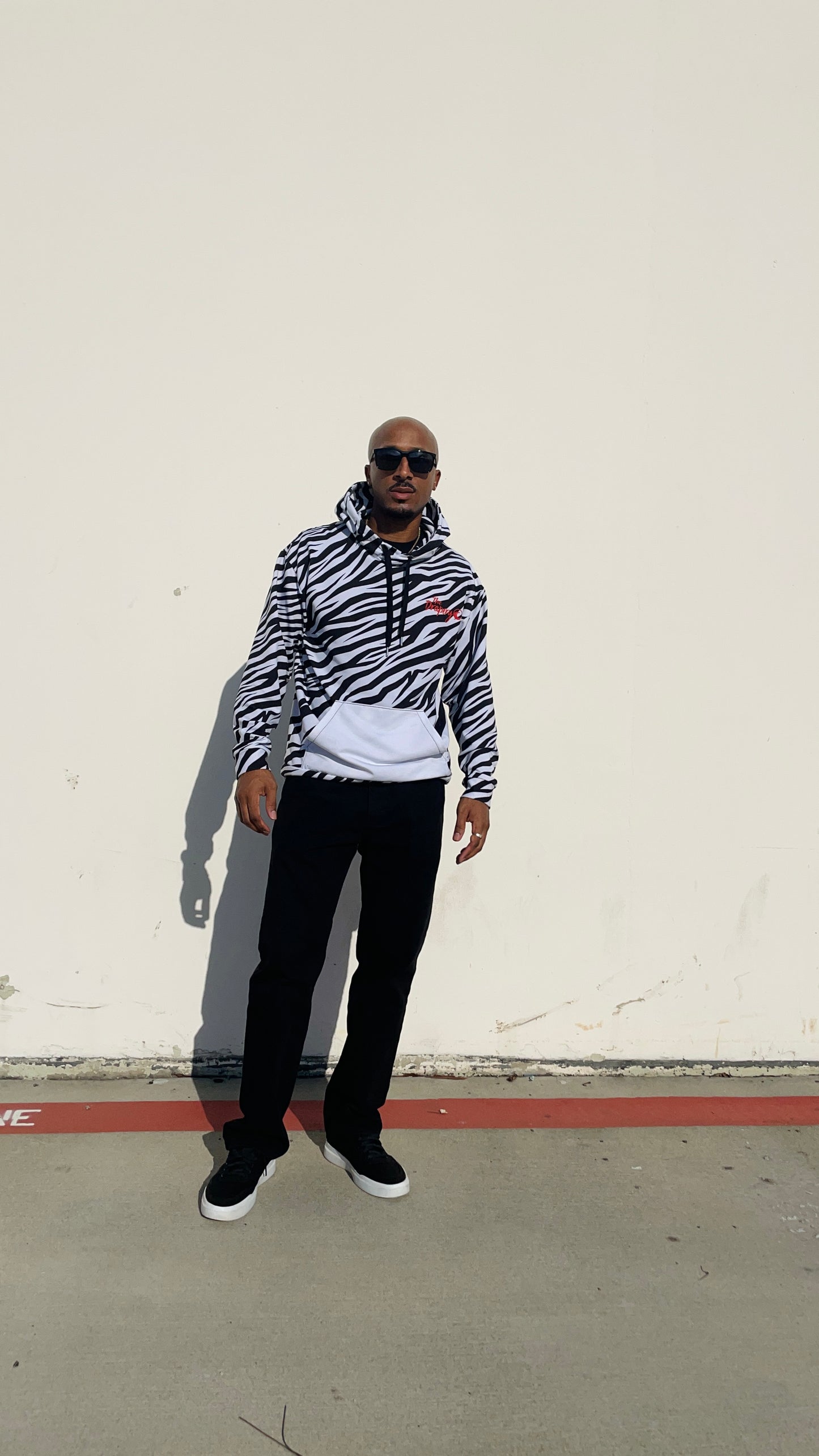 "Zebra" Hoodie (Black/White)