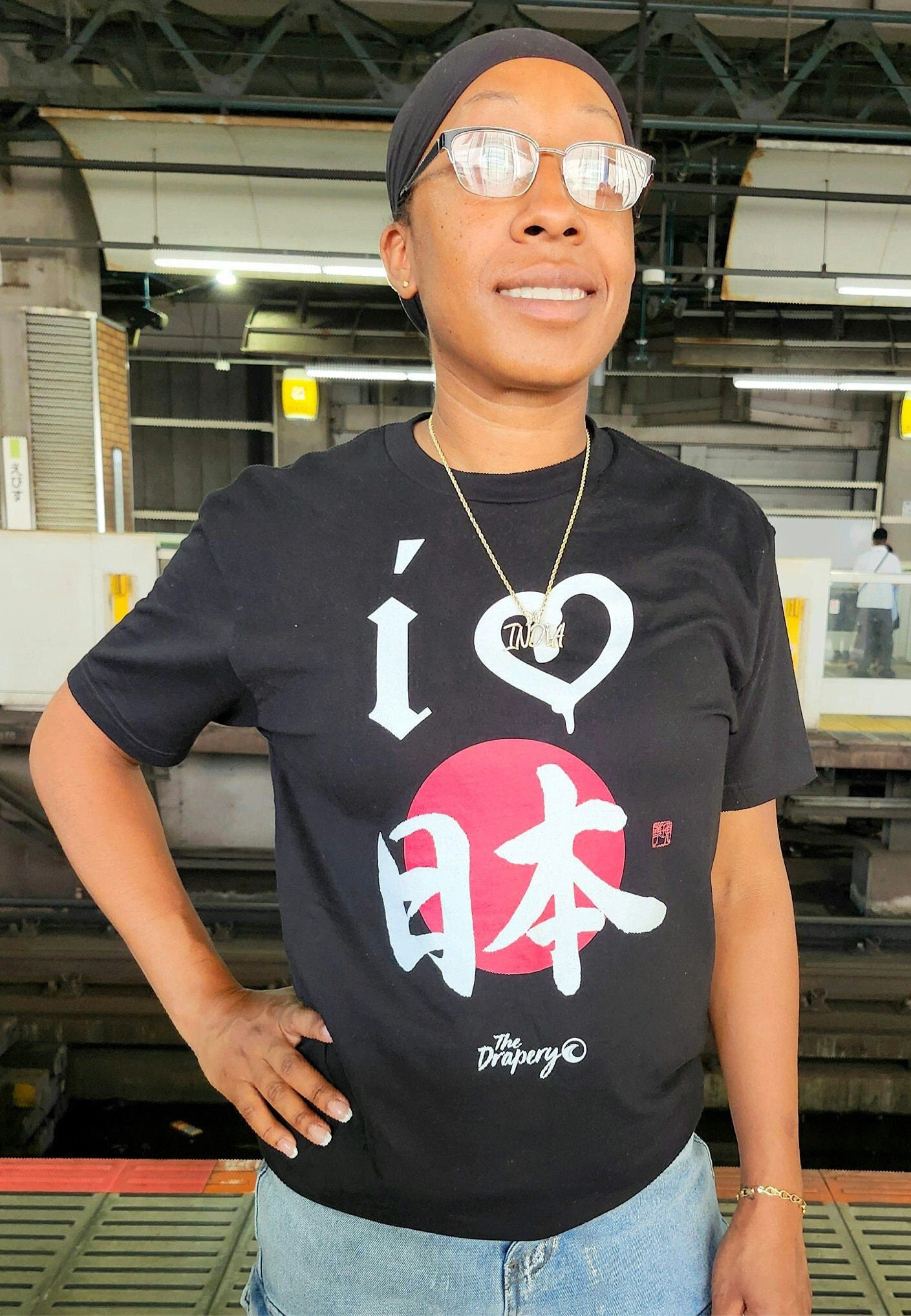 "I Love Japan" Tee (Black)