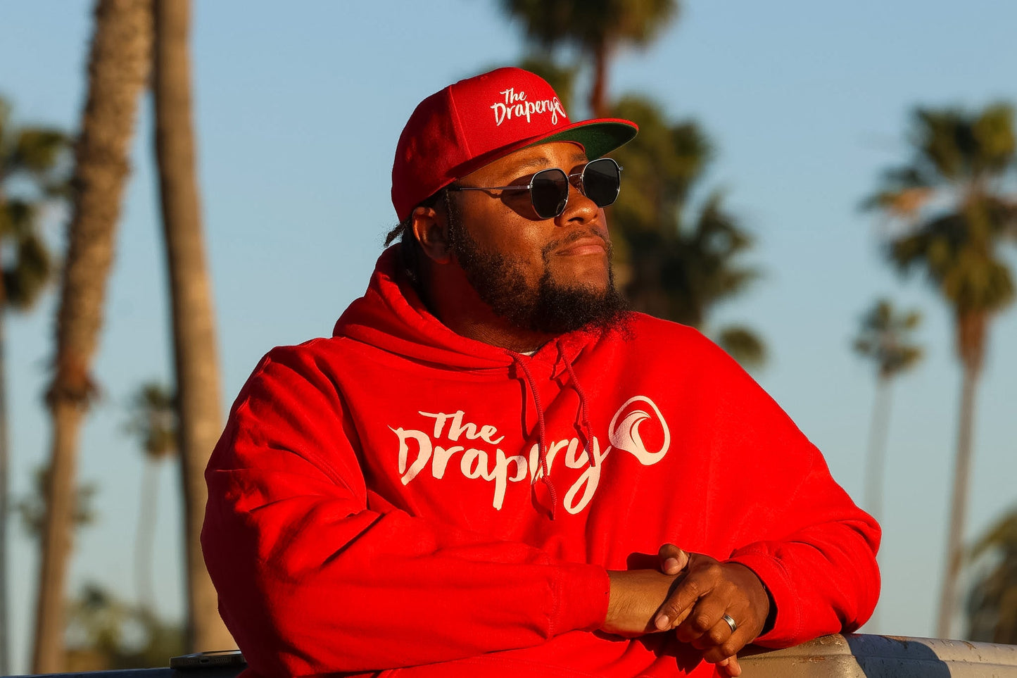"The Drapery" Hoodie (Red, Black, Dark Chocolate, Royal Blue, and Carolina Blue) The Drapery