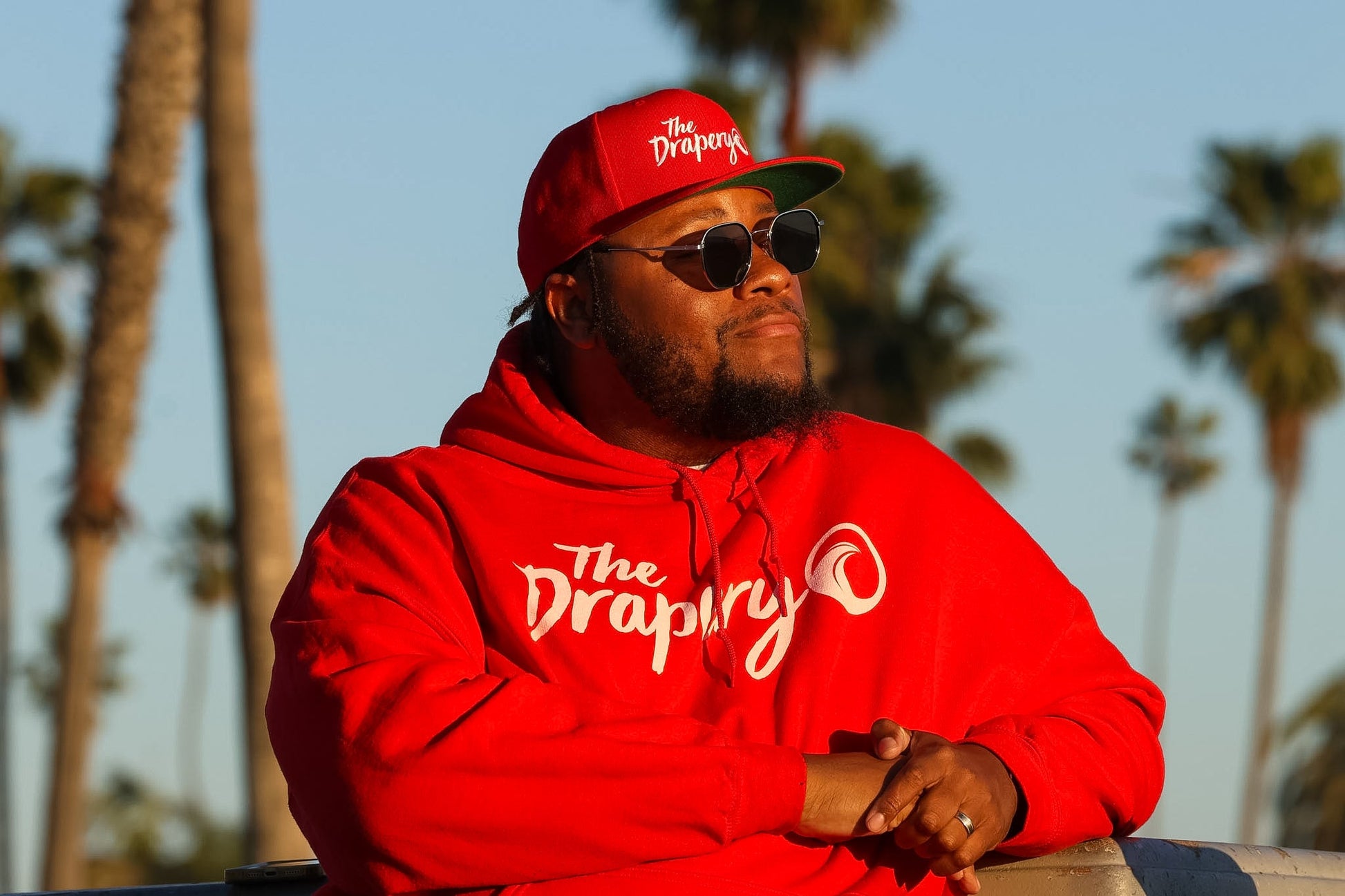 "The Drapery" Hoodie (Red, Black, Dark Chocolate, Royal Blue, and Carolina Blue) The Drapery