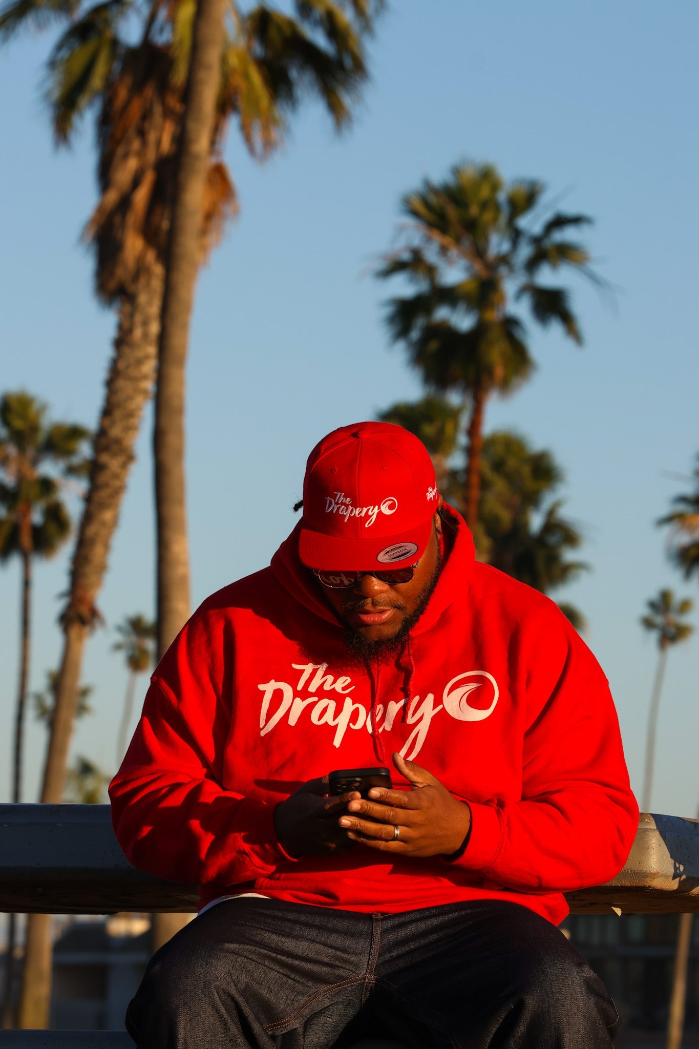 "The Drapery" Hoodie (Red, Black, Dark Chocolate, Royal Blue, and Carolina Blue) The Drapery