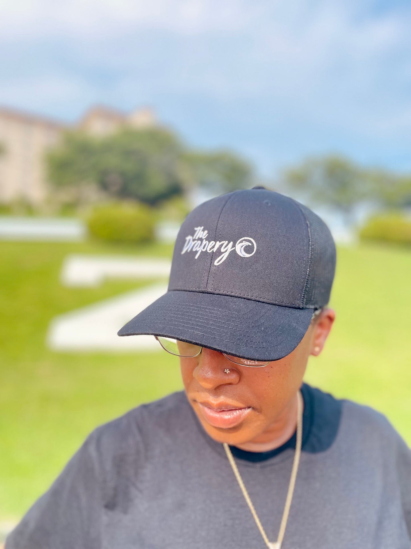 Drapery Trucker Cap