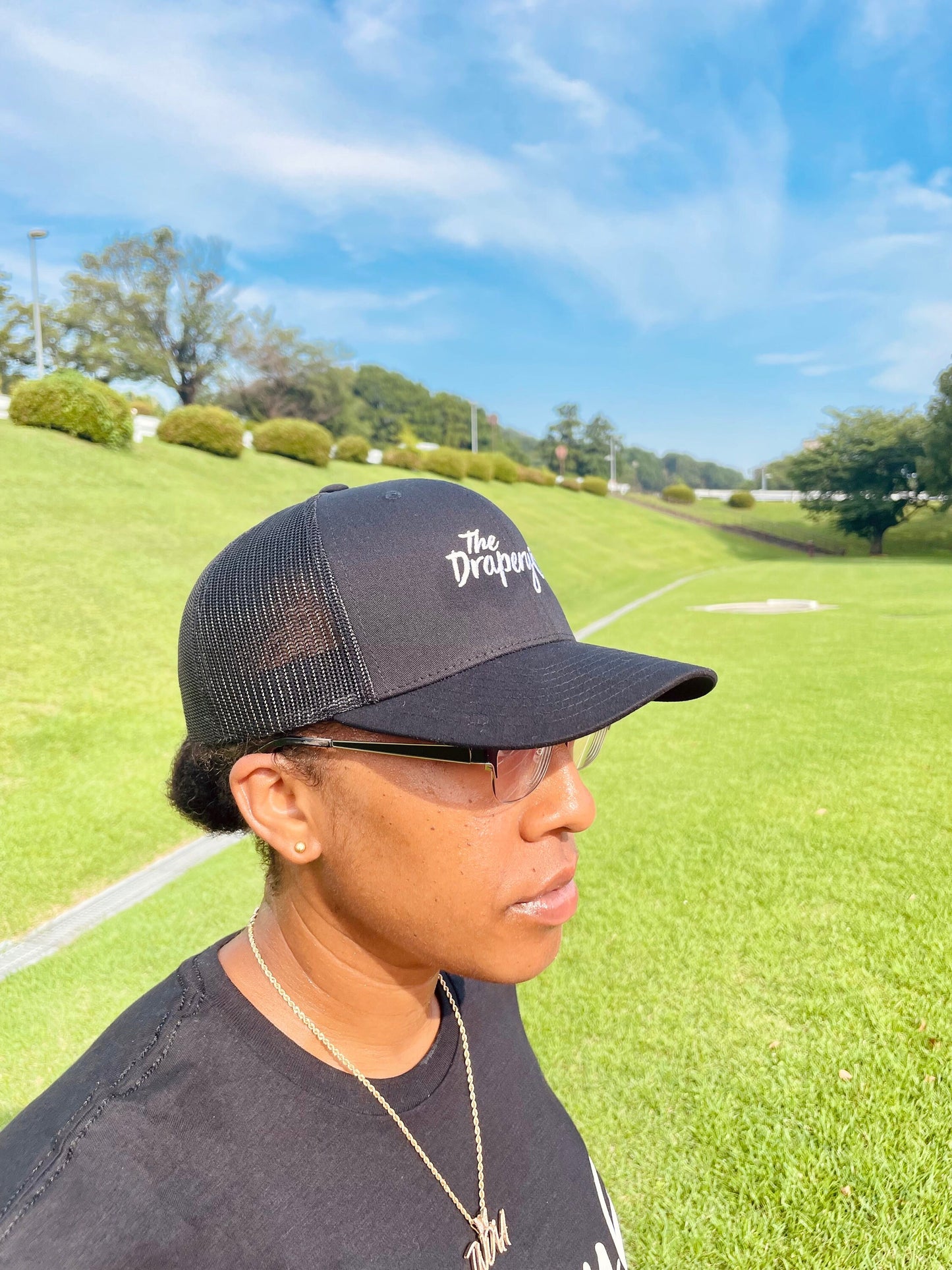 Drapery Trucker Cap