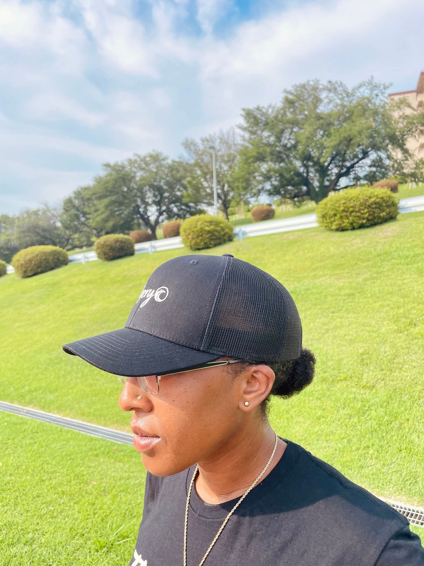 Drapery Trucker Cap
