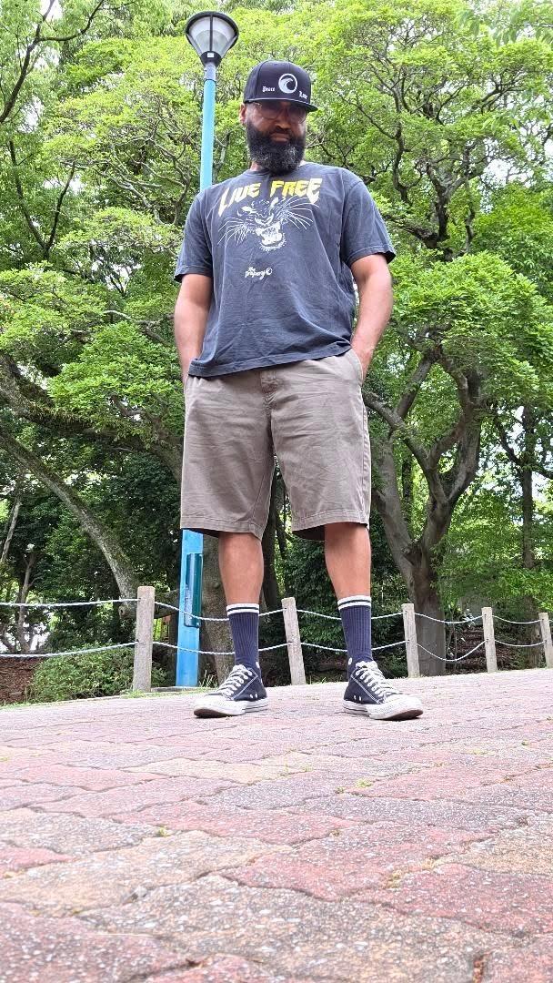 "Live Free Tee" (Oversized fit/Black) The Drapery