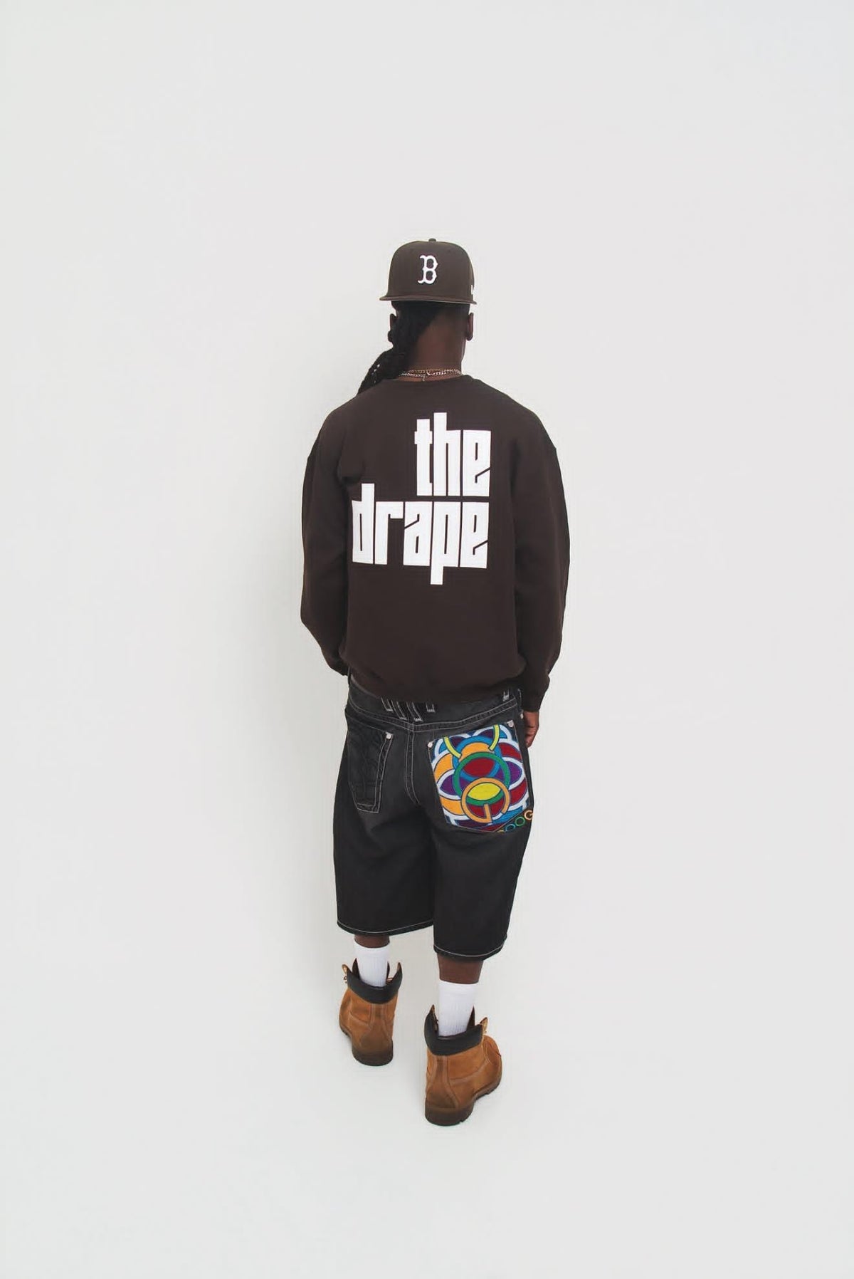 "Big Blessed" Sweatshirt (Dark Chocolate) The Drapery