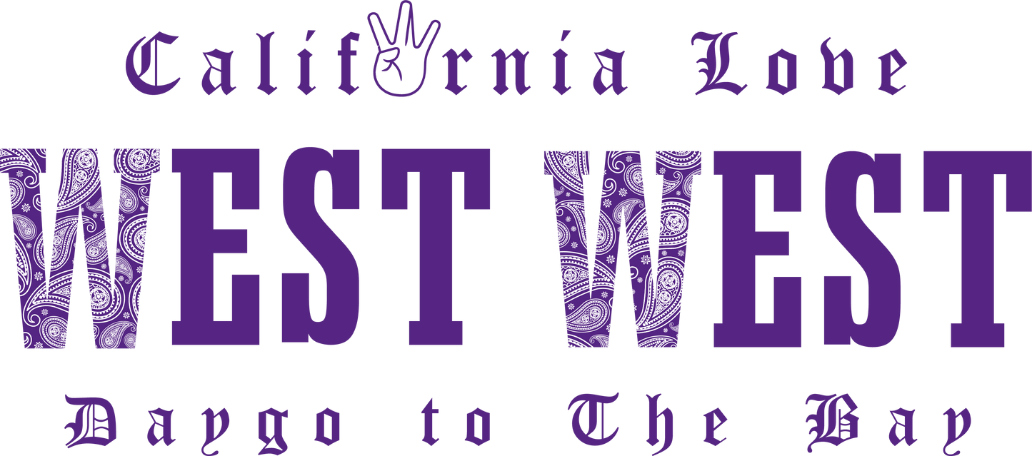 "West West" Sweatshirt (Gold/Purple) *Championship Edition