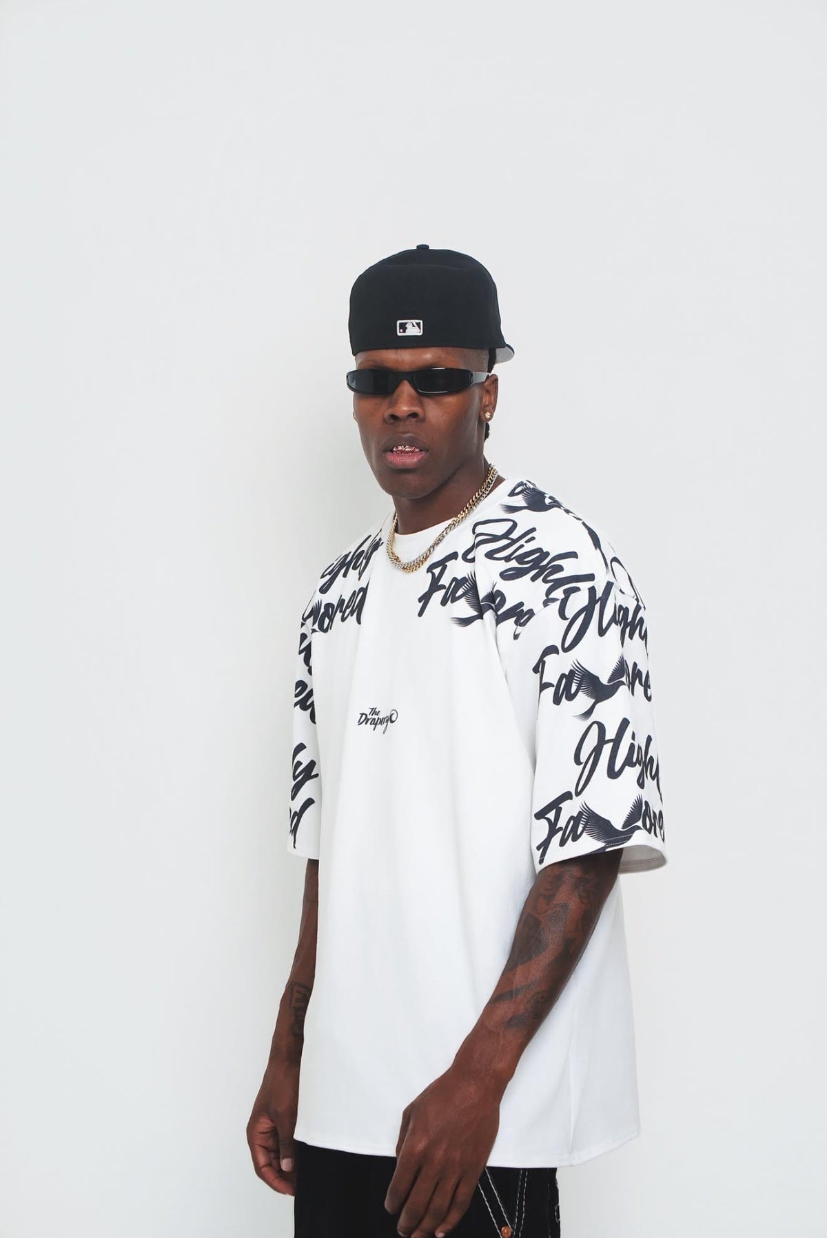 "Highly Favored" Tee (Ash) The Drapery