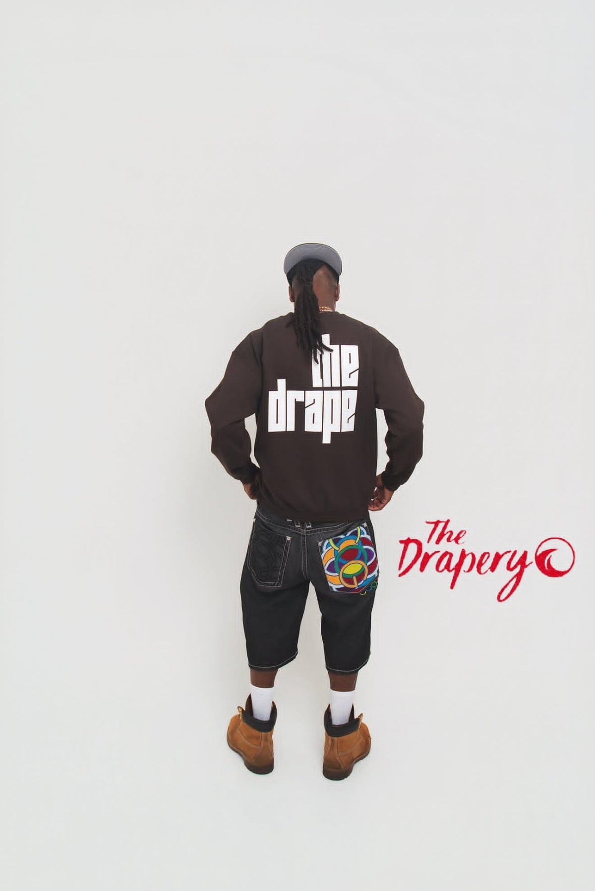 "Big Blessed" Sweatshirt (Dark Chocolate) The Drapery